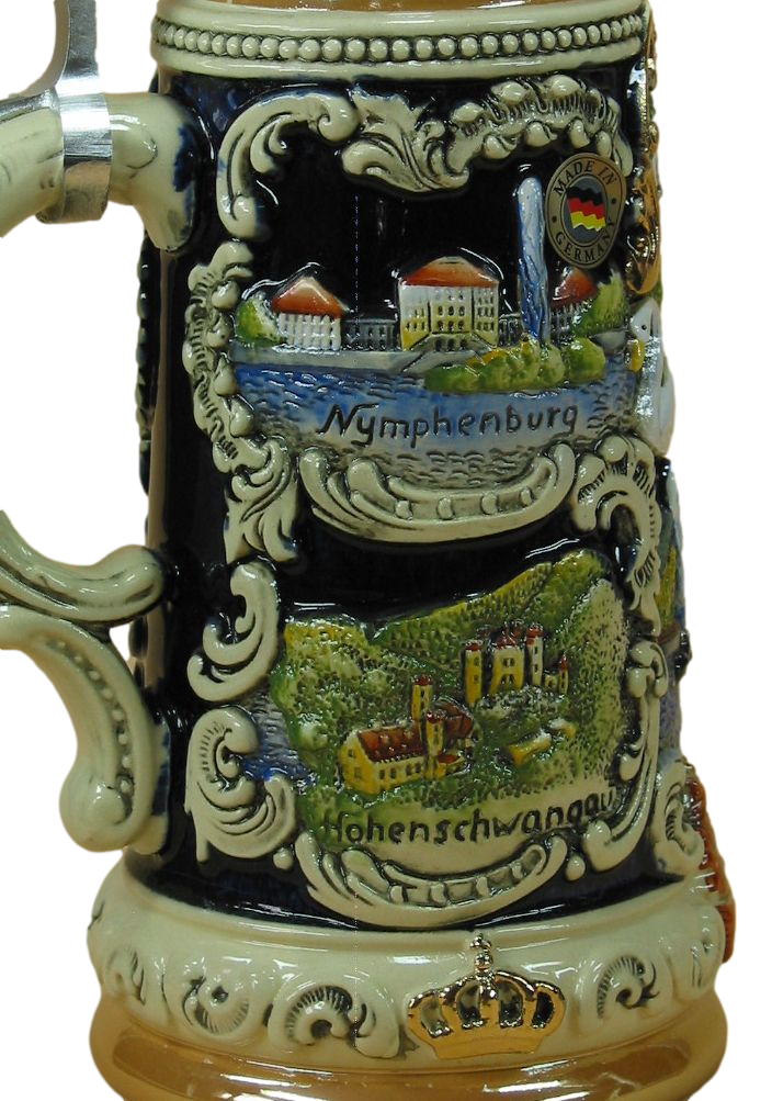 Bierkrug Bayerische Schlösser