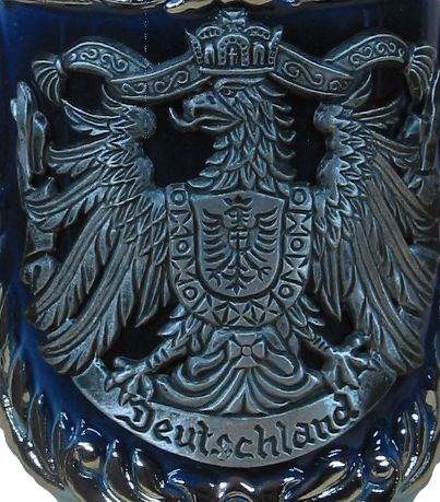 Bierkrug Deutscher Adler Blau